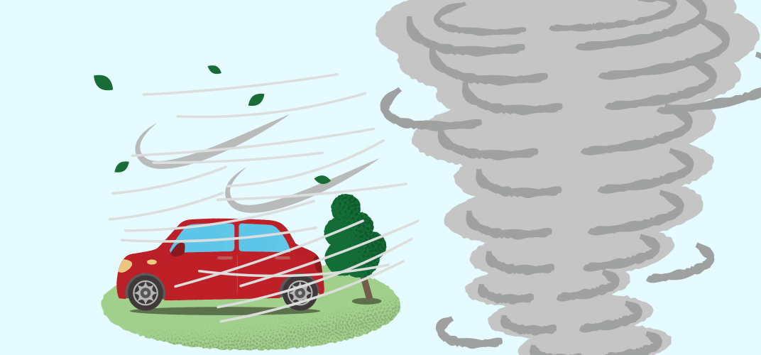 台風被害による損害で、自動車保険（車両保険）は使えるの？飛来物や水没での修理・買い替えはカバーできる？