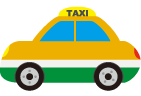 交通費（タクシー画像）